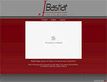 Tablet Screenshot of bastiat-sieges.com